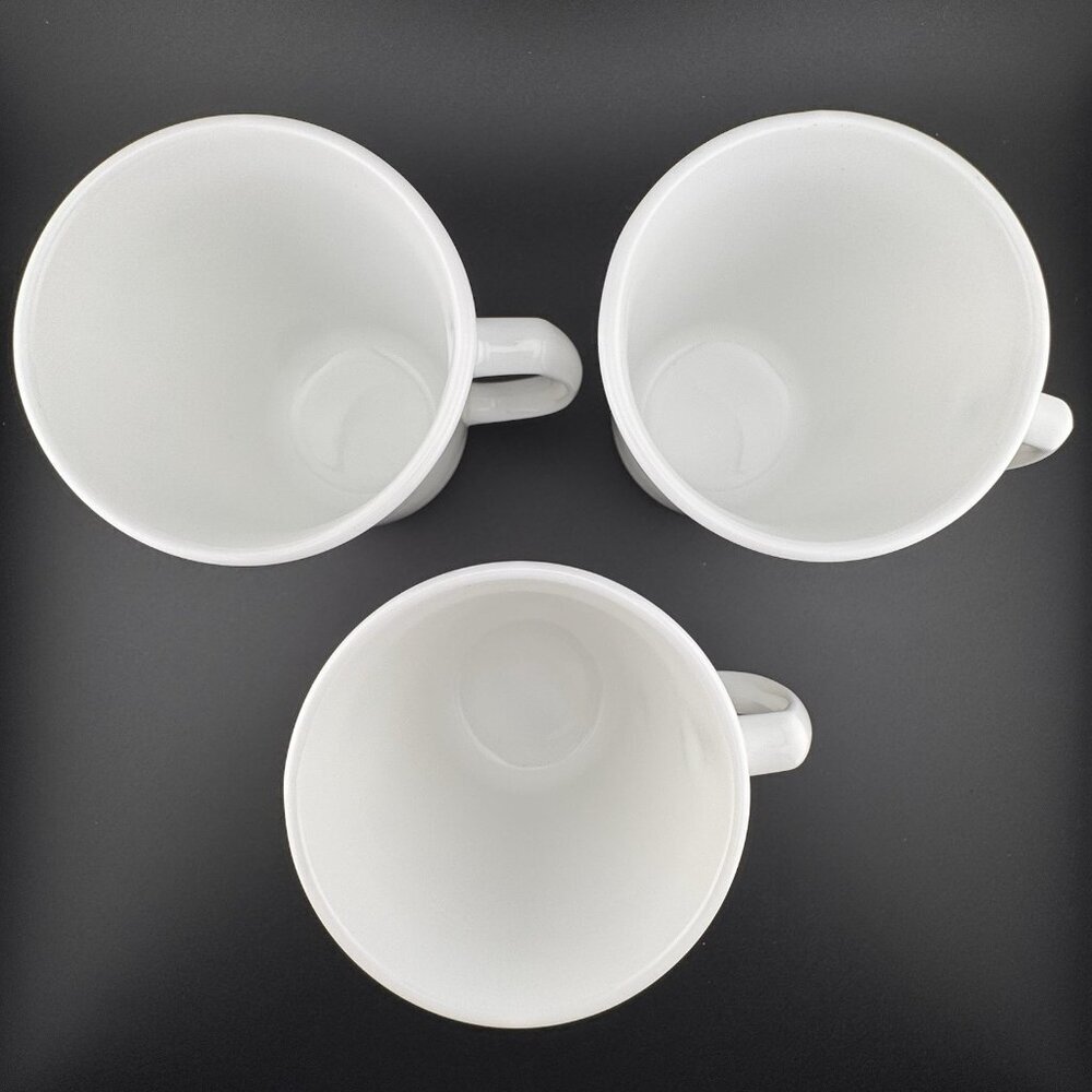 Vintage 1990’s Corelle Sea and Sand by Corning USA Set of 3 Coffee Cups - Picture 8 of 8